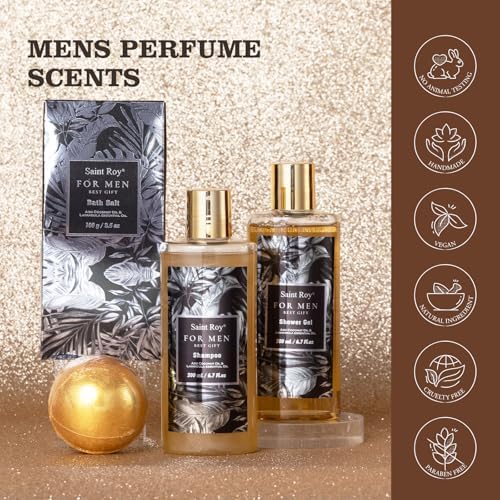Gift for Dad Spa Gifts for Men Bath & Body Kit Spa Gift Set, Man Spa Basket