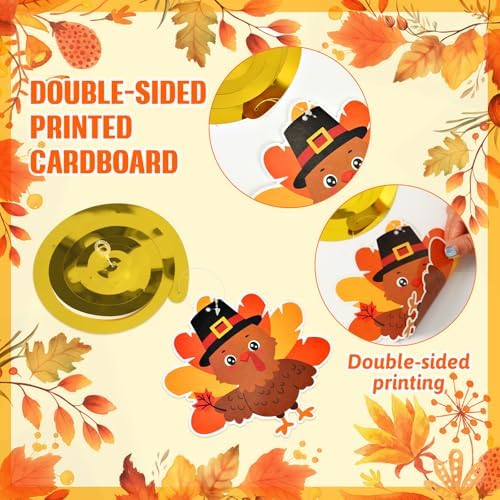 Thanksgiving Party Decorations, Thanksgiving Decorations Indoor Give Thanks Banner Hanging Swirls Centerpieces for Thanksgiving Party Supplies