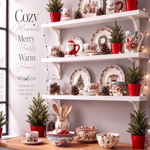 Yexiya 24 Sheet 12 Style Christmas Paper Napkins for Decoupage