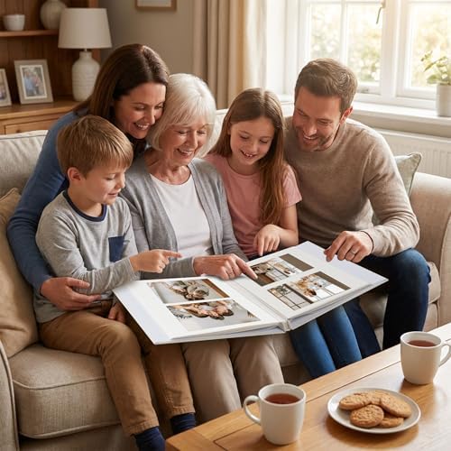 Vienrose Family Self Adhesive Photo Album 13.2x12.8 40 Pages