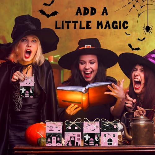 Zhanmai 48 Pcs Pink Halloween Treat Boxes Candy Containers