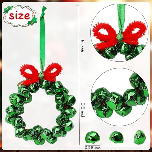 AWHETIE Christmas Crafts for Adults,12 Sets Christmas Beaded Ornament Kit