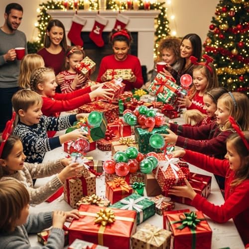 Simgoing 96 Pcs Christmas Party Favors Christmas Gift Container