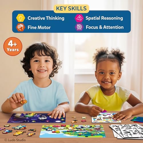 Skillmatics Foil Fun Bluey, DIY Foil Art & Craft Activity, Gift for Kids