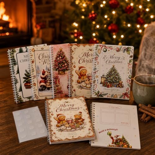 Christmas Gift Card Book,Merry Christmas Gift Card Booklet for Adults Teens