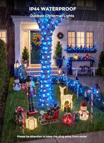 LED Christmas Lights Indoor Outdoor, 33FT 100 Count Mini String Lights