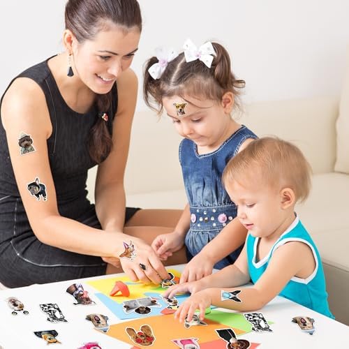 H1vojoxo Funny Dog Stickers Rolls - 1000PCS Cute Dog Stickers for Kids 16 Designs Waterproof Dogs Stickers for Water Bottles Dog Lovers Laptop Scrapbook Crafts Envelopes Gifts Cute Animal Stickers
