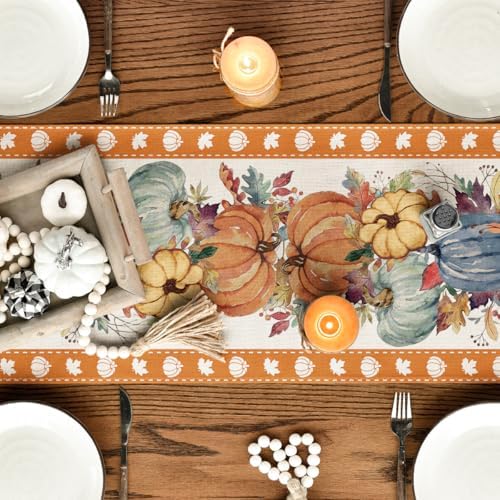 Artoid Mode 210 GSM Fall Table Runner Home Party Decor 13x48 Inch