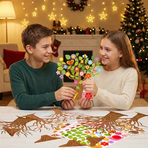 32 Set Seasonal Trees Craft Kits Make Your Own Four Seasons Tree Decoration