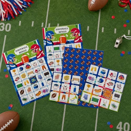 OHOME Football Games - Football Bingo Cards for Kids | Super Game Bowl 2027