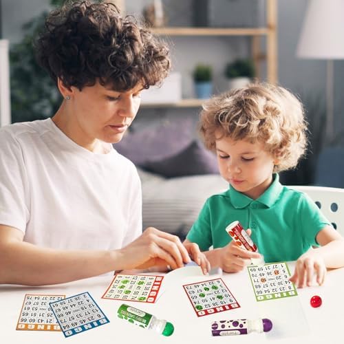 SEETOOOGAMES Bingo Paper Game Cards - 1 on Card - 1000 Sheets (200 Books of 5 Sheets)