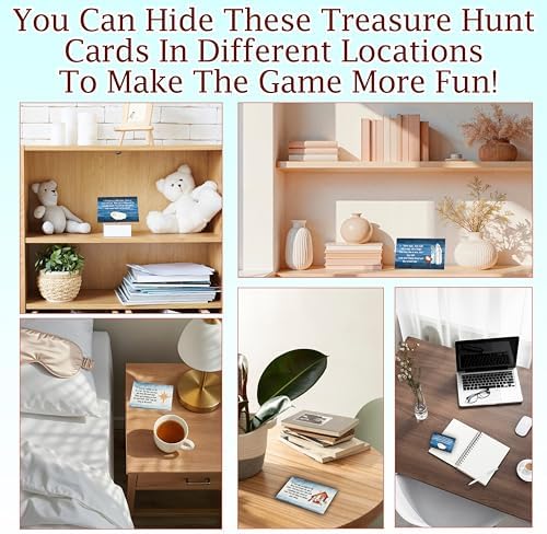 Christmas Scavenger Hunt Game, Christian Games for Family Treasure Riddle Hunt Cards Game Activities, Winter Xmas Holiday Indoor Outdoor Party Games Supplies, Religious Bible Gifts for Adults, 05