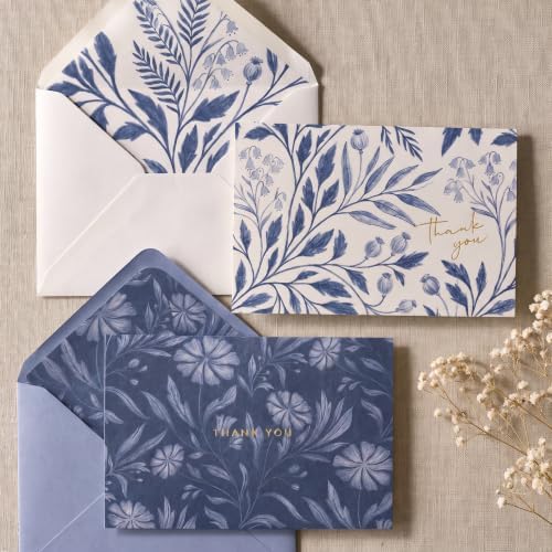 Beautiful Thank You Cards Set of 30 With Envelopes and Stickers - Elegant Blank Cards For Personalized Notes - Perfect Bulk Stationary Set For All Occasions incl. Weddings, Business & Baby Showers