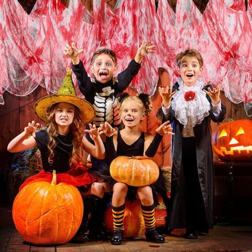 400" x 85" Bloody Halloween Creepy Cloth Halloween Yard Outdoor Decoration