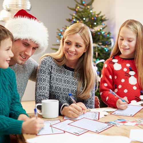 Sinload 300 Pcs Christmas Trivia Game Cards for Adults Family Coworkers