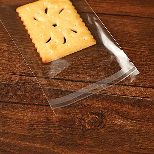 Morepack 3x5 In Cookie Bags Clear Self Sealing Cellophane Treat Bags 200Pcs