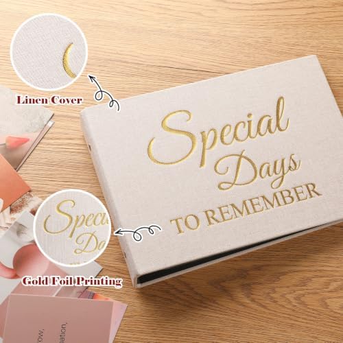 Spiareal Special Days to Remember Beige Card Organizer Set 6x8 in 100 Page
