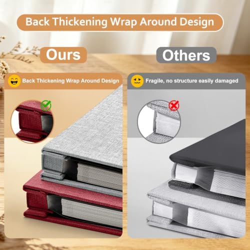Large Photo Album Self Adhesive Scrapbook, 30 Sheets/ 60 Pages Photo Book for 4x6, 5x7, 8x10 Pictures, DIY Album for Birthday Gifts for Women Mom Wedding Baby Family Travel