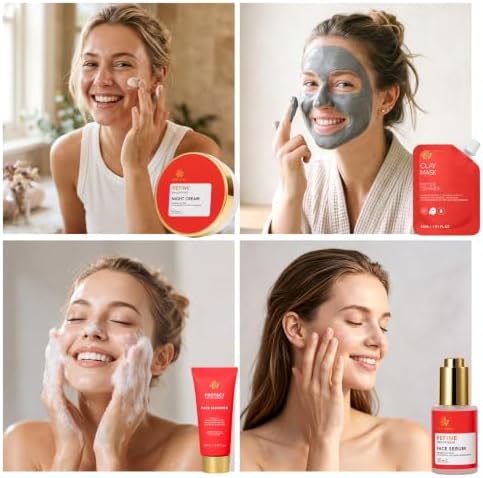 35 Pcs Birthday Gifts for Women, Rose Home Spa Gifts Basket, Self-Care Set