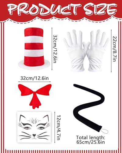Cat Costume Accessories for Women Halloween Dress Up Party Cosplay