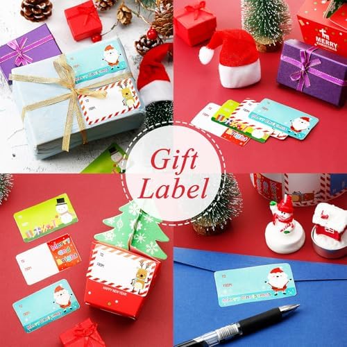 Outus 500 Pcs Christmas Gift Tags,Classic Style,2.95 x 1.6 Inch (Pack of 2)