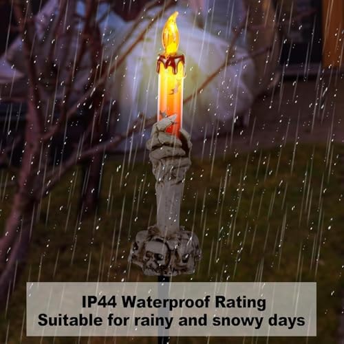 Halloween Decorations Outdoor, Solar Pathway Lights, 20 Pack
