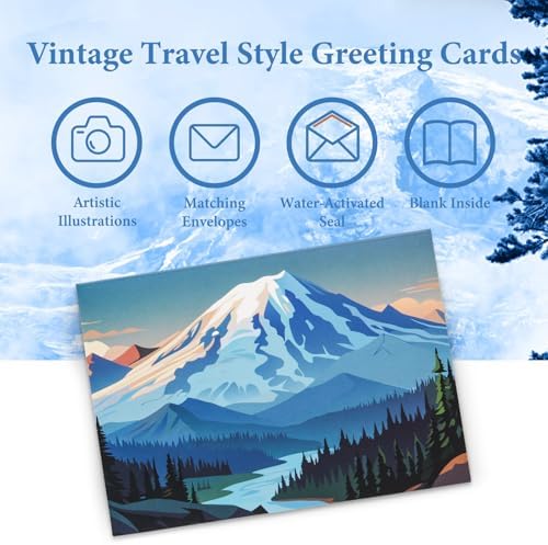 48 Pack Blank Cards National Parks Blank Greeting Cards and Envelopes