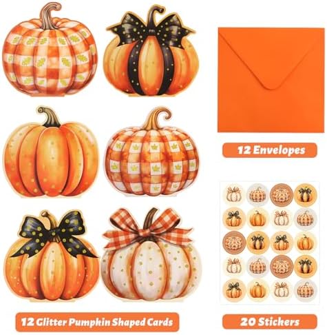 ceiba tree Fall Pumpkin Greeting Cards