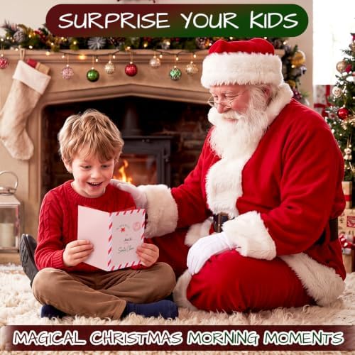 AmazingSpark 4 Set Postal Themed Christmas Gift Card Booklet for Cash