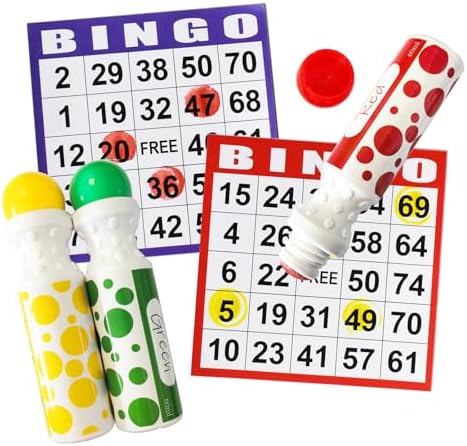 SEETOOOGAMES Bingo Paper Game Cards - 1 on Card - 1000 Sheets (200 Books of 5 Sheets)