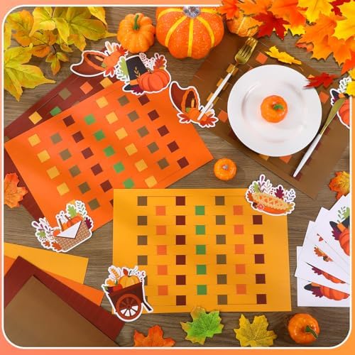 Ctosree 24 Sets DIY Fall Thanksgiving Craft Kits for Kids, Classic