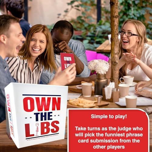 Right Or Racist Own The LlBBs - Funny White Elephant Gift - Gift for Men - Funny and Hilarious Game - Great Present - Birthday Gifts for Men and Women