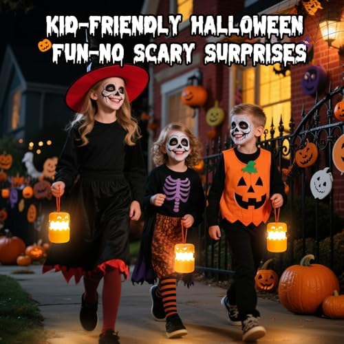 Rechargeable Halloween Pumpkin Lantern Light Collapsible Jack O Lantern