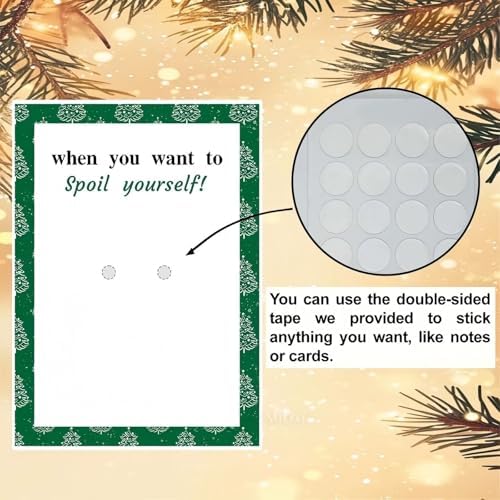Semyifu Christmas Gift Card Book - Surprises on Every Page, DIY Spiral-Bound Merry Christmas College Survival Kit, Greeting Card Book for Students & Graduation Gifts (S10)