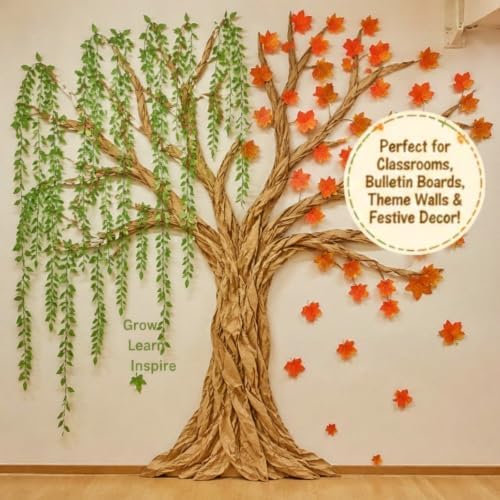 Thanksgiving Classroom Tree Bulletin Board Fall DIY 3D Craft
