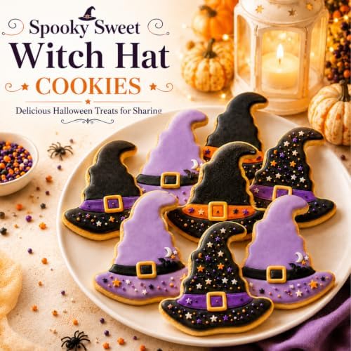Large Witch Hat Cookie Cutter, Stainless Steel Magic Hat Shape