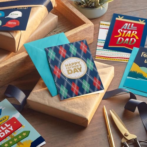 Hallmark Fathers Day Card Assortment (24 Cards with Envelopes, 6 Designs)