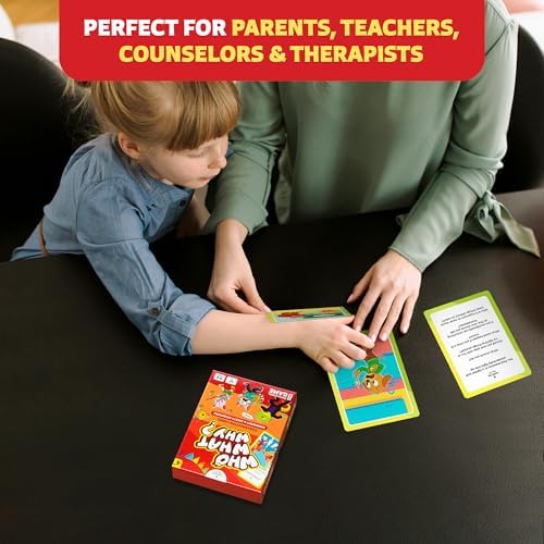 Who What Why Safety Conversation Cards for Kids, SEL Game, Ages 4+