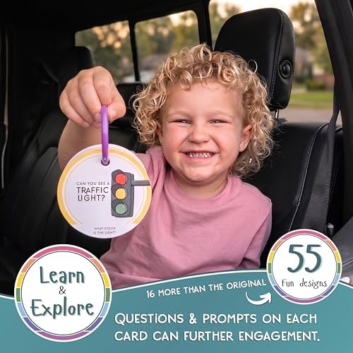 Blu Jay Children's Scavenger Hunt Cards - Travel, Car Game (Expanded)