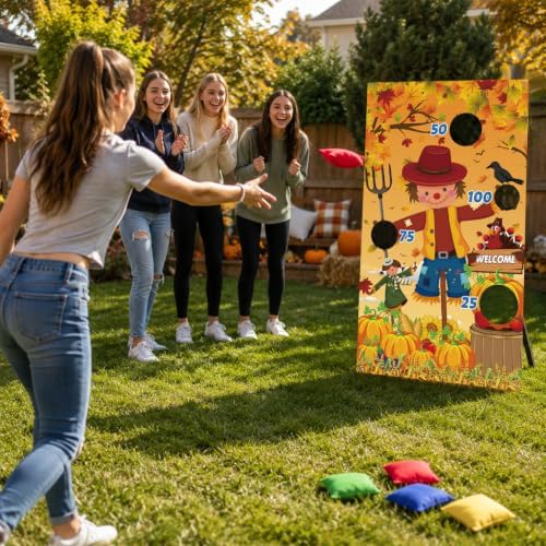 Fall Festival Games, Fall Decorations Outdoor Games Bean Bag Toss