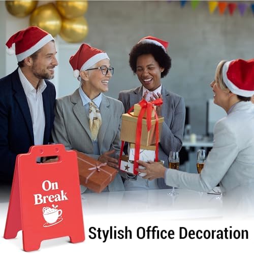 Funny Office Desk Decor Sign On Break Reminder Sign Office Cubicle Decor