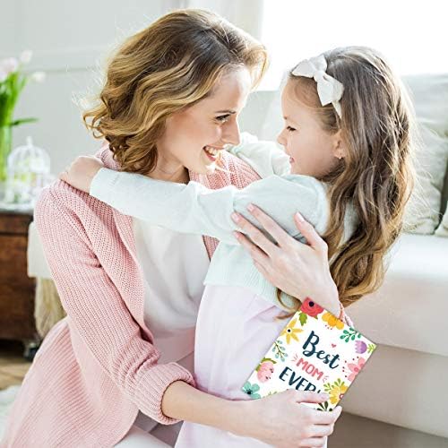 ceiba tree Mothers Day Cards Bulk 12pcs Floral Happy Mother’s Day Blank Notecards Flower Greeting Card with Envelopes for Mom Grandmom Gift
