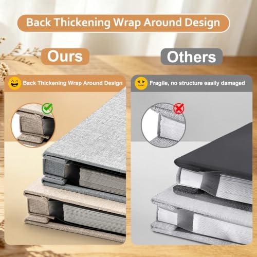 Large Self Adhesive Scrapbook Album, 40 Sheets 80 Pages Photo Book