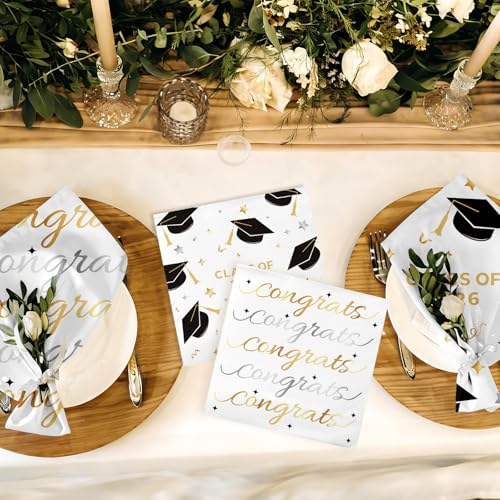 Congrats Graduation Napkins - 50pcs, 2Ply
