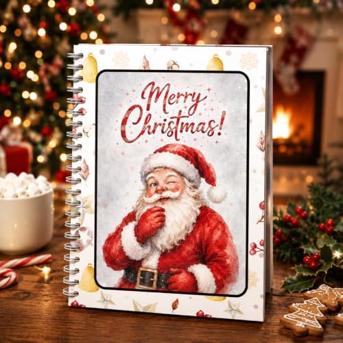 Christmas Gift Card Book for Teens, Santa Merry Christmas Gift Card Holder