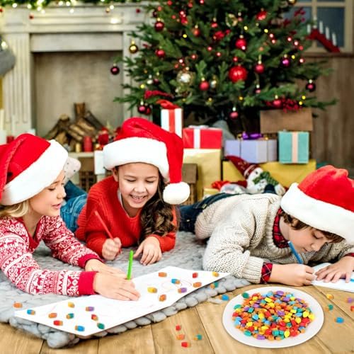 JUNEBRUSHS 150Pcs Christmas Erasers for Bulk, Cute Mini Light Bulb Erasers