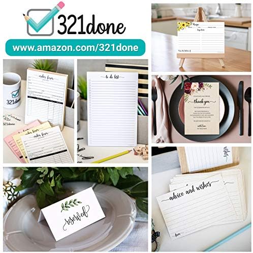 321Done Advice for the Mom to Be Cards, 4x6, Set of 50, Tan