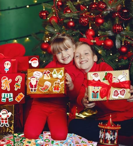 Christmas Stickers, Stocking Stuffers for Kids,Christmas Gift for Grandkids