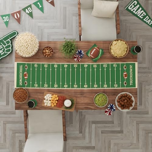 OHOME Super Game Bowl 2027 - Game Day Table Runner for Football Party Decorations - Super Game Bowl Decor Party Supplies Football Theme Birthday Decorations Banner for Home