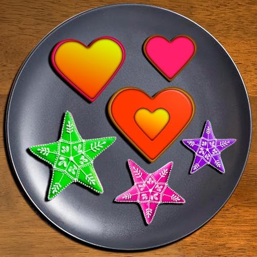 YXClife Christmas Cookie Cutter Set - Gingerbread Man, Snowflake, Christmas Tree, Heart, Star, Angel - 18 Piece Christmas Cookie Cutters, Cookie Cutters Christmas Shapes for Holiday Winter Baking